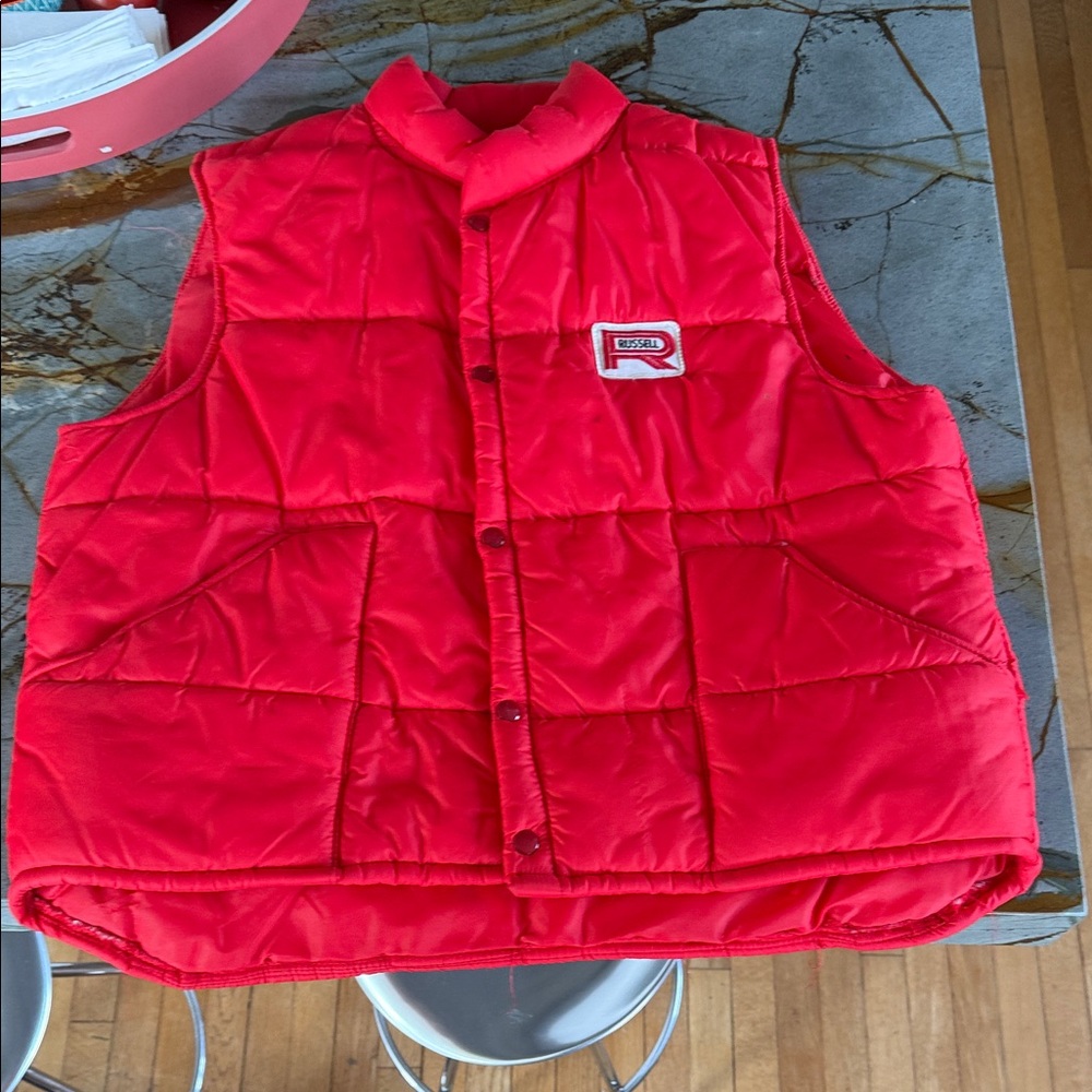 Russell Athletic Bright Red Vintage men’s vest